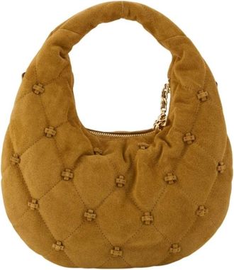 Tory Burch Borsa a spalla Bunny Knot con zip superiore - - Bags - Donna - Marrone - ONE SIZE