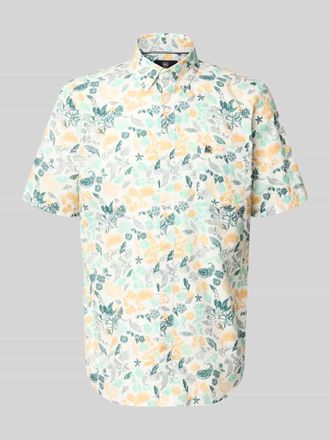 Lerros Modern Fit Freizeithemd mit Button-Down-Kragen in GELB, Gr&ouml;&szlig;e XXXL