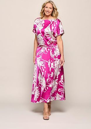 Mart Visser Hannah Print Rok Licht Berry / Offwhite Maxi