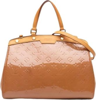 Louis Vuitton Pre-owned Handbags, female, Brown, Size: ONE SIZE Pre-owned Vintage Leather Handbag
