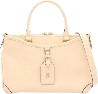 Louis Vuitton Pre-owned Trianon PM Monogram Empreinte Handbag - Dames - Vintage Handtas - Beige - ONE Size - Leer - Vintage