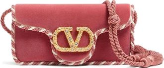 Valentino Garavani Cross Body Bags, female, Pink, Size: ONE SIZE Locò Clutch