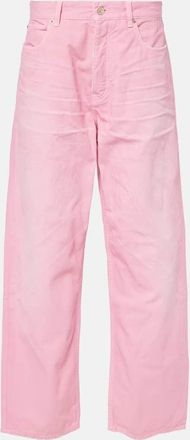 Balenciaga Jeans a gamba larga e vita alta