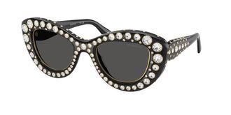 Swarovski SK6060 110487 Womens Sunglasses Grey Size 49