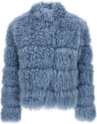 Simonetta Ravizza Paris Pellicce Celeste-Donna