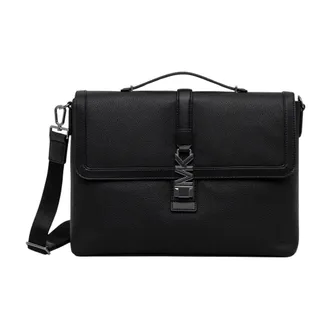 Michael Kors Heren, Tassen, Zwart, Maat: ONE Size Leer