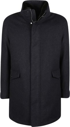 Montecore Abrigo Corto de Plumas - Coats - Hombre - Azul - XL