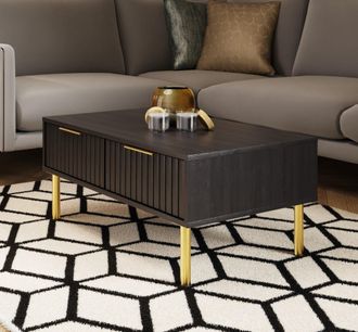 GFW Nervata Coffee Table in Black