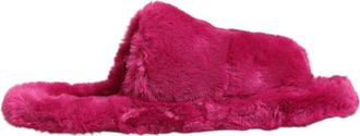 Dolce & Gabbana Slides Sandalen - Heren - Pantoffels - Roze - 41 EU - Polyester - Schoenen