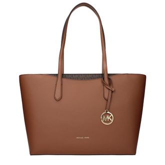 Michael Kors Damens Arden Leder Umh&auml;ngetasche Braun/Gep&auml;ck