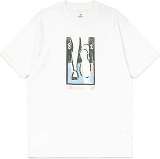 New Balance Run Club Tee Asia Sizing White MT31546WT