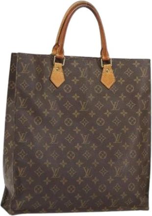 Louis Vuitton Pre-owned Tote Bags, female, Brown, Size: ONE SIZE Pre-owned Canvas Tote Bag