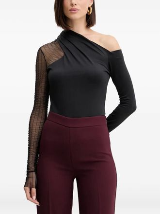 Simona Corsellini Asymmetrische top - Zwart