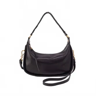 Hobo Crescent Handbag In Black