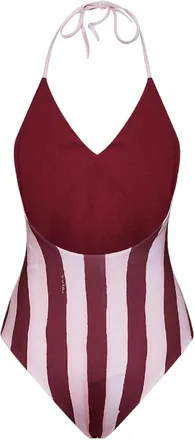 Fendi Womens One-Piece Swimsuit Pequin Reversible Multicolour Polyester Swimwear Sea Clothing