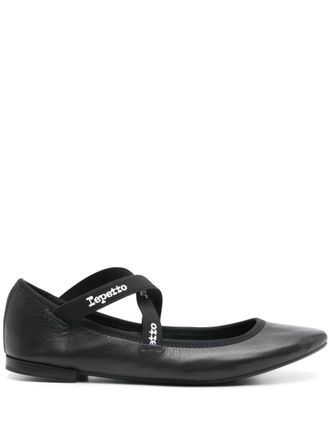 Repetto Joana ballerina shoes - women - Leather - 38.5 - Black