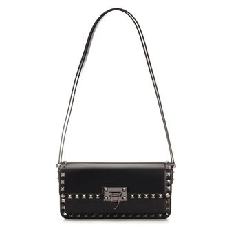 Valentino Garavani Rockstud Foldover Top Shoulder Bag