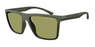 A|X Armani Exchange AX4162SU 83892A Mens Sunglasses Green Size 57