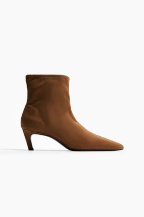 H&M Sock Boots mit Absatz - Braun