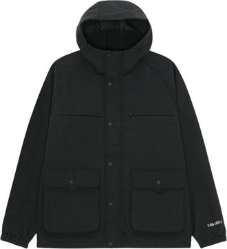 Les Deux Shell Jacket - Heren - Regenjassen - Zwart - M - Polyester - Jassen