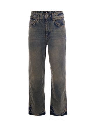 Represent Blue Cream R3 Baggy Jeans