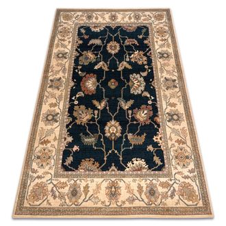 RugsX Rugsx - Alfombra De Lana Polonia Loare Marco Velvet Azul Oscuro Blue 200x300 Cm