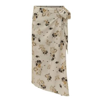 Isabel Marant Skirts - female - Isabel Marant - Midi Skirts - Beige - XS - Skirts