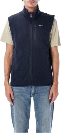 Patagonia Better Sweater Vest - Heren - Bodywarmers - Blauw - S - Polyester - Fitness