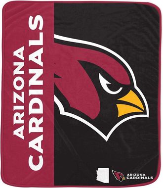 Pegasus Sports Arizona Cardinals Nfl Team Logo Soft Fleece Throw