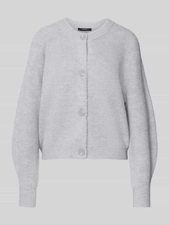 OPUS Strickjacke mit Knopfleiste Modell Dorty in Hellgrau, Gr&ouml;&szlig;e 42