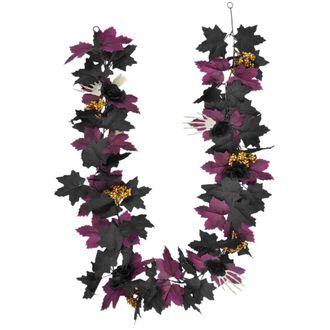 OEM Guirnaldas Plegables De Hojas De Oto&ntilde;o, Tallo Negro, - Estilo 2