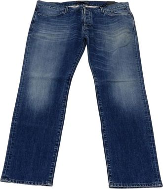 Jeckerson Verouderde denim slim fit heren jeans - Heren - Regular Fit Jeans - Blauw - W40 - Denim - Jeans