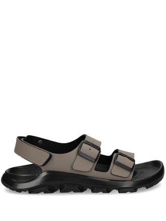 Birkenstock logo sandals - men - Polyurethane/Polyurethane/Birko-Flor - 45 Regular - Neutrals