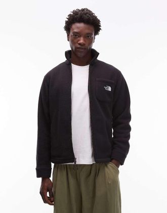 The North Face Dirus - Giacca in pile unisex nera con zip-Nero