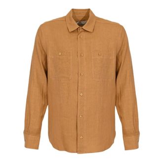 Amaranto Casual Overhemd - Heren - Casual Overhemden - Beige - S - Overhemden