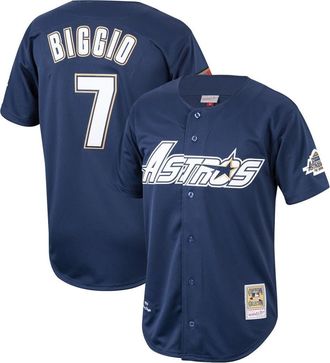 Mitchell & Ness Mens Mitchell & Ness Craig Biggio Navy Houston Astros Cooperstown Collection 1994 Authentic Jersey at Nordstrom, Size 64