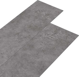 vidaXL Laminas De Suelo De Pvc Autoadhesivas Gris Hormig&oacute;n Vidaxl
