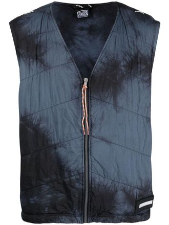 Aries tie-dye gillet - Black