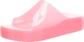 Skechers Womens Platform Sandal Slide, Pink, 2 UK