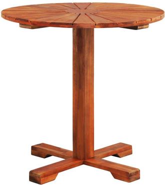 vidaXL Mesa Para Terraza Bistr&oacute; Madera Maciza De Acacia 70x70 Cm Vidaxl