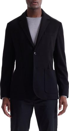 Bugatchi Soft Touch Black Knit Blazer at Nordstrom, Size Xx-Large