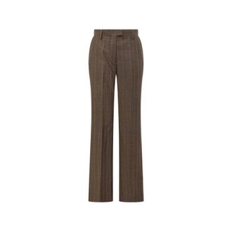 Ganni Mujer, Pantalones, Marr&oacute;n, Talla: S