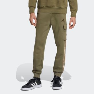 adidas Sporthose ADIDAS SPORTSWEAR M SEA AOP PT, Damen, Gr. XL, N-Gr, gr&uuml;n (olive strata, multicolor, olive strata), Obermaterial: 70% Baumwolle, 30% Polyest