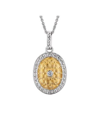 Genevive Silver Cz Pendant