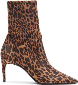 Stuart Weitzman Power Bootie 10 - Dames - Laarzen met Hak - Bruin - 41 1/2 EU - Schoenen