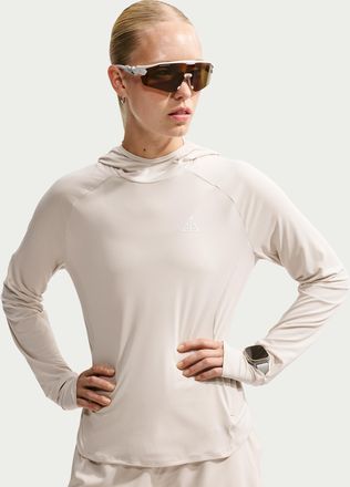 Nike Womens Nike ACG UV-Resistant Hooded Trail Running Mid-Layer Top in Brown | IO9755-104