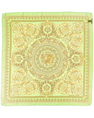 Versace Barocco Print Silk Scarf