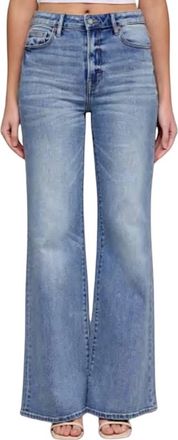 Hidden Jeans Happi Flare Jeans In Medium Vintage Wash