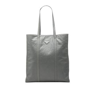 Prada Tweedehands Medium Nappa Antique Shopper Tote