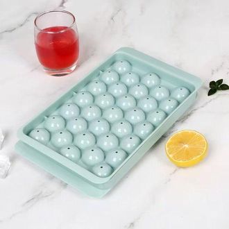 OEM Mini Bandejas Para Cubitos De Hielo, Redondas, Para Congelador, Hielo, T&eacute;, Caf&eacute;, 24 X 14 Cm, Azul